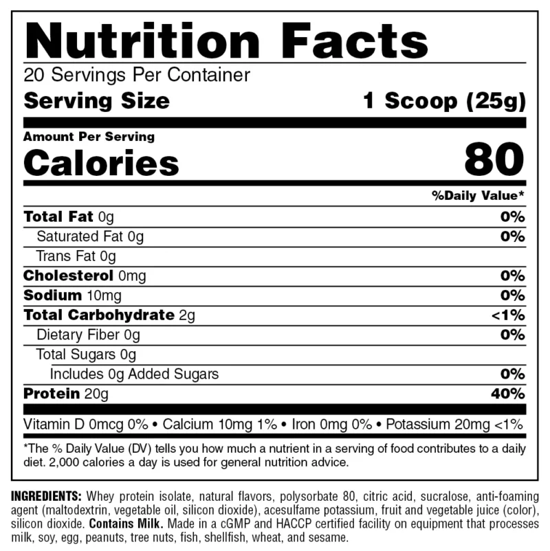 Animal Clear Whey Isolate - Image 2